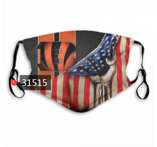 NFL 2020 Cincinnati Bengals #71 Dust mask with filter